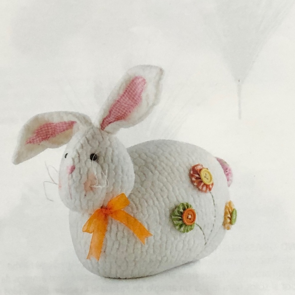 Celebrating Home Button Bunny plush